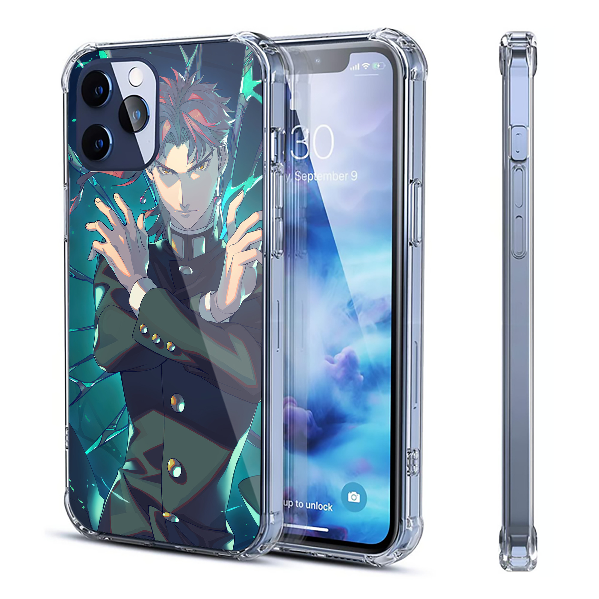 （画像用） ジョジョの奇妙な冒険 JoJo's Bizarre Adventure 【iPhone 12シリーズ対応】透明スマホケース（クリアソフトケース）